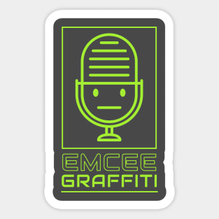 Emcee Graffiti Logo Sticker